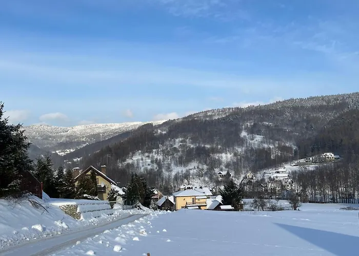 Dağ evi Pod Magurka Międzybrodzie Bialskie